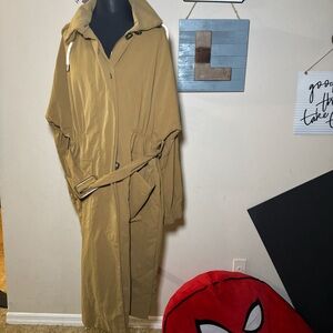 Zara Tan Trench Coat with Belt